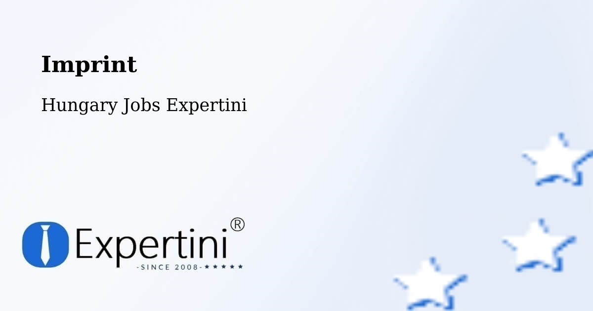 Imprint – Pálmonostora - Hungary Jobs Expertini
